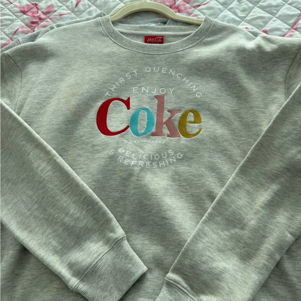 Coca Cola Multicolor Logo Crewneck Sweater